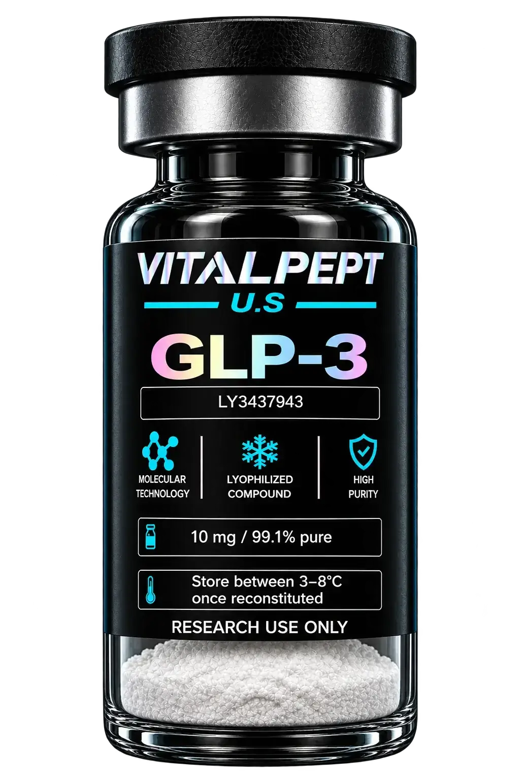 VitalPept US Retatrutide research vial